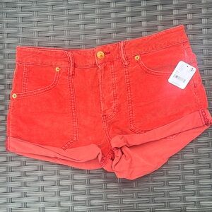 Free People Corduroy Shorts
